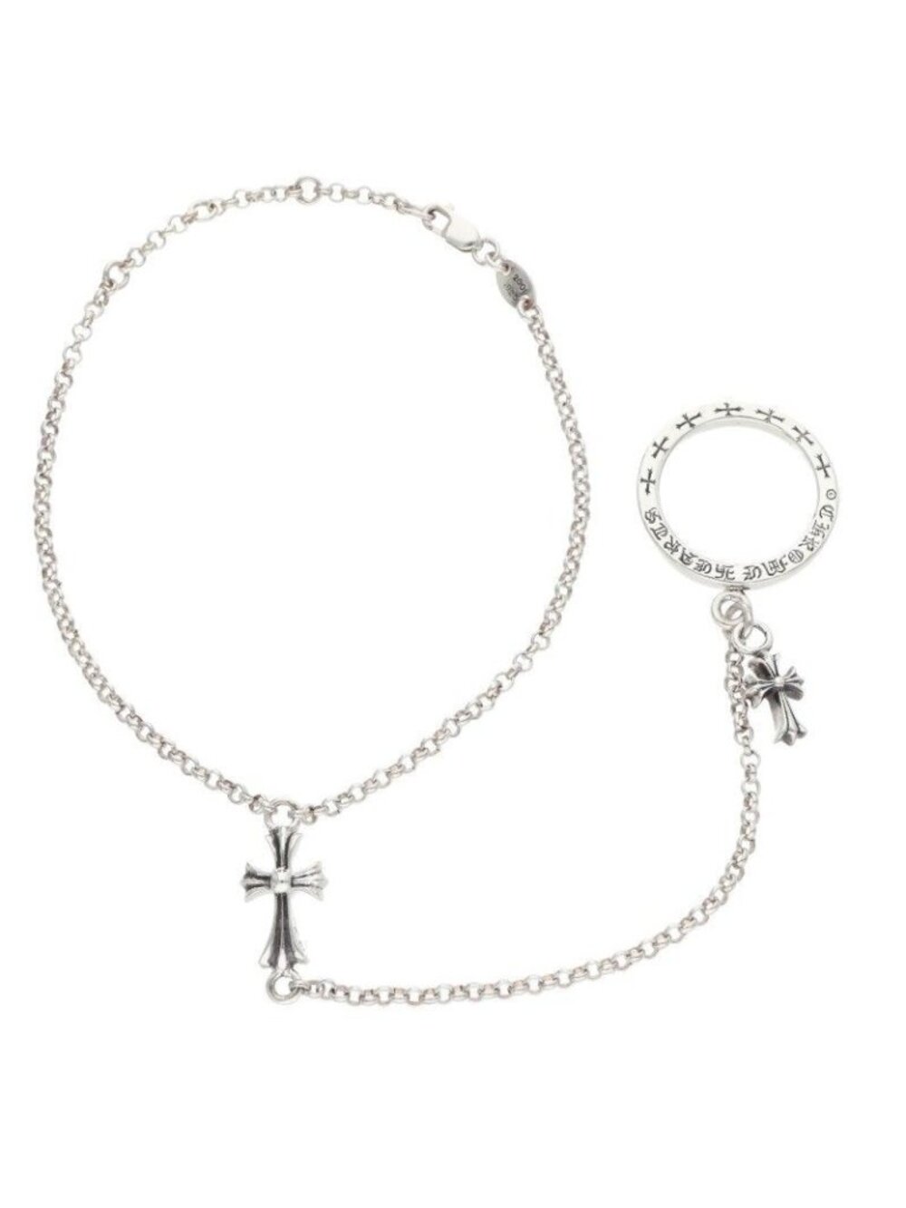 Chrome Hearts Bracelet Chain Ntfl Ring Silver